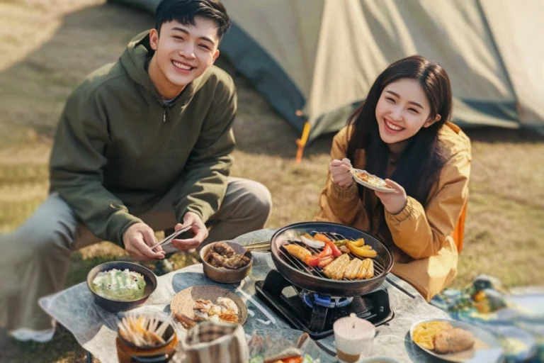 Foldable Aluminum Table for Camping